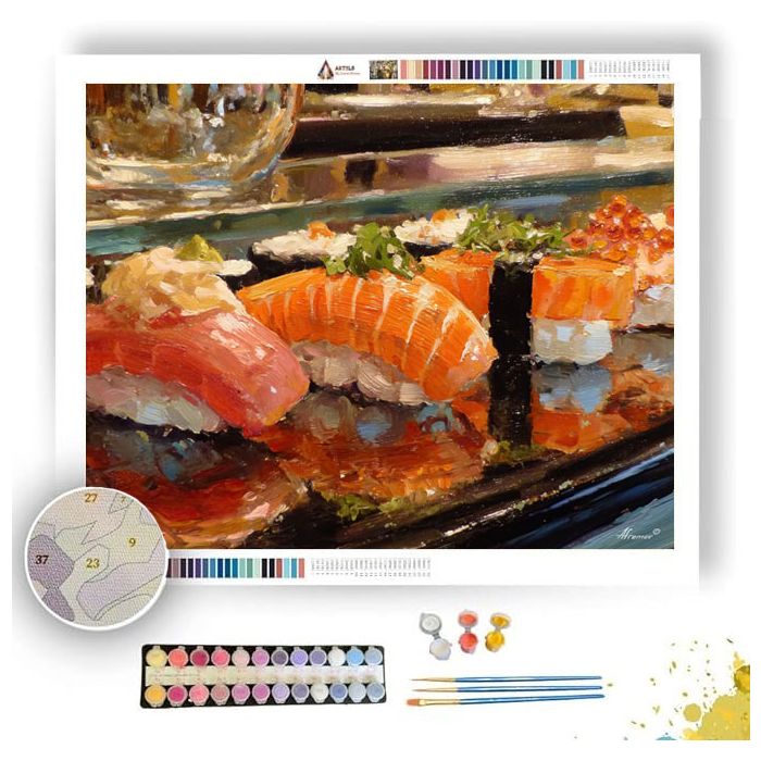 FISH PASSAGE - Paint by Numbers Full Kit