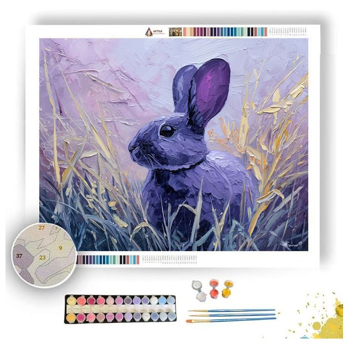 FIELD HUSH VIOLET - Paint by Numbers Full Kit