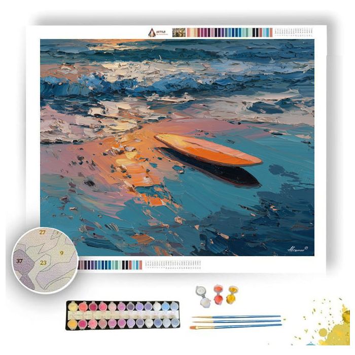 GARDEN COAST STUDY - Paint by Numbers Full Kit