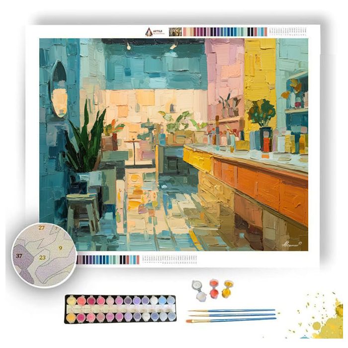 SHOP VIEW GARDEN - Paint by Numbers Full Kit
