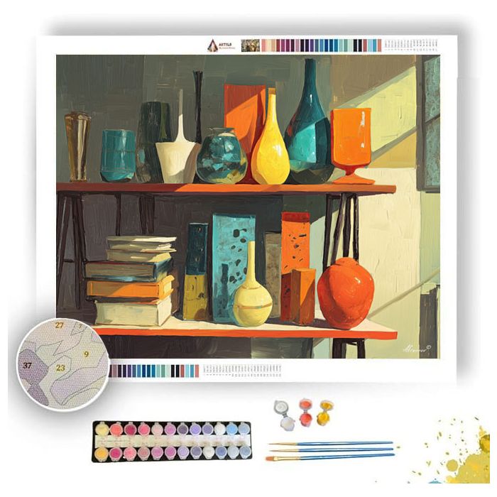 PAPER SHELF NOTE - Paint by Numbers Full Kit