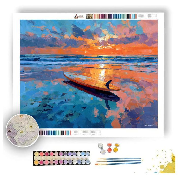WATER STORM-CLEARED SCENE - Paint by Numbers Full Kit