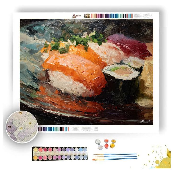 IRON QUIET TRACE - Paint by Numbers Full Kit