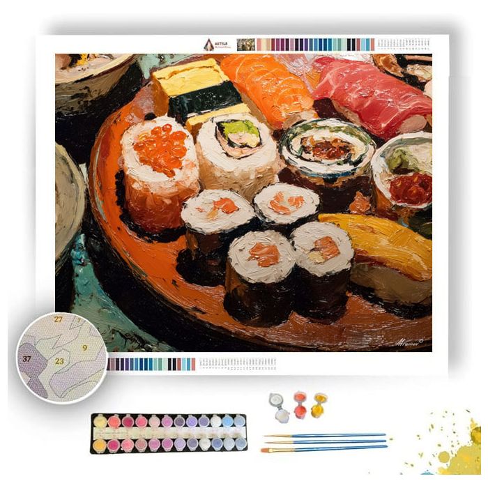 QUIET SCENE GARDEN - Paint by Numbers Full Kit