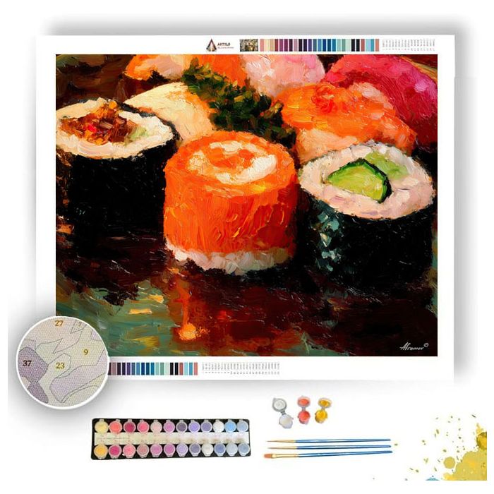 MAKI SCENE SAND - Paint by Numbers Full Kit