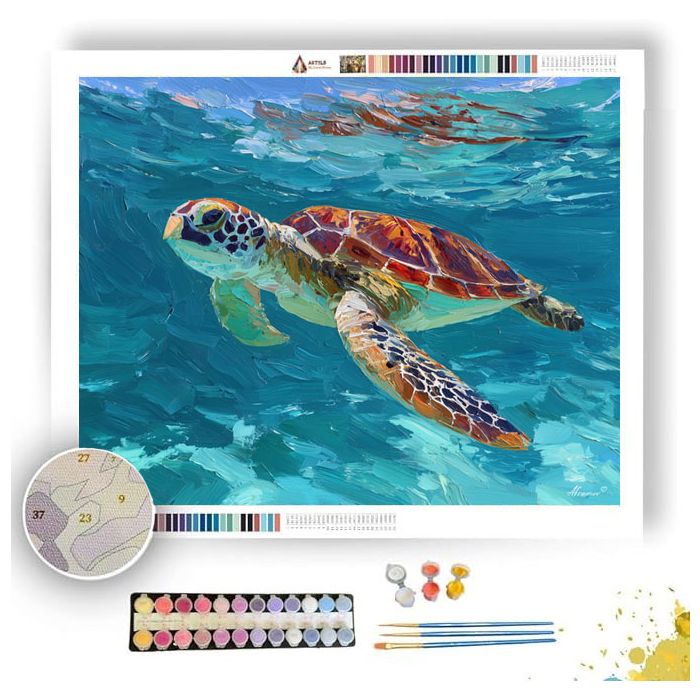 LANTERN CLEAR NOTE - Paint by Numbers Full Kit