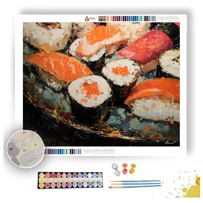 PLATE HUSH - Paint by Numbers Full Kit