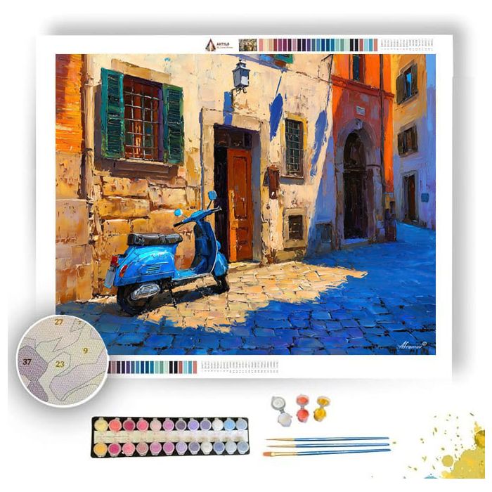 CORNER WINDOW QUIET - Paint by Numbers Full Kit