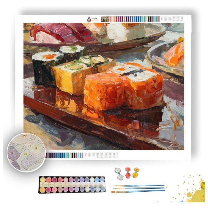QUIET QUIET PATH - Paint by Numbers Full Kit
