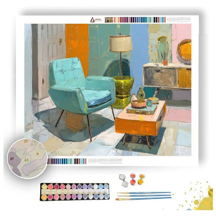QUIET PASTEL - Paint by Numbers Full Kit