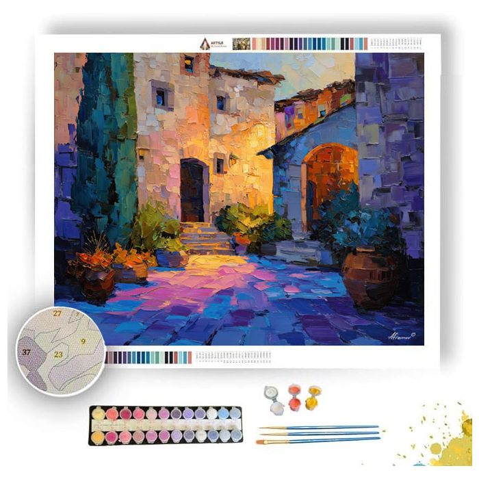COBBLESTONE TRACE GARDEN - Paint by Numbers Full Kit