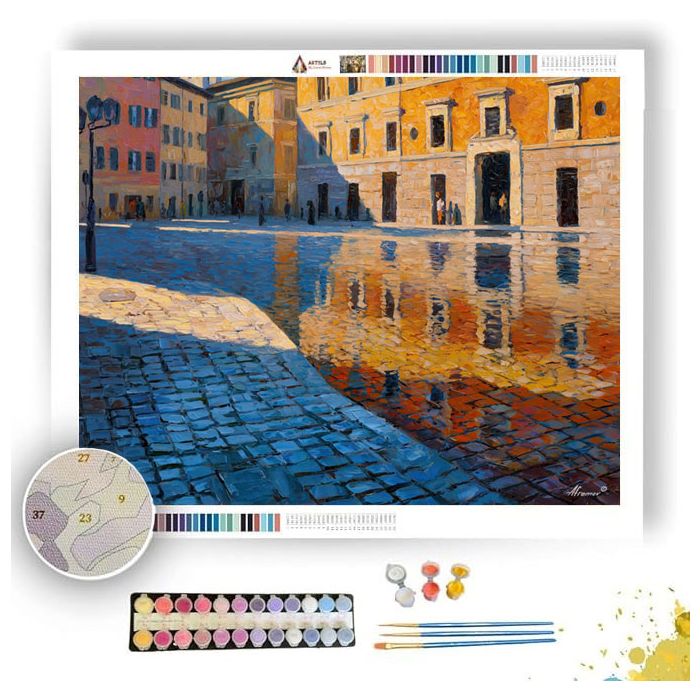 SHADOW COBBLESTONE WATERLINE - Paint by Numbers Full Kit