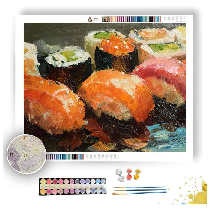 LINEN PATH GLASS - Paint by Numbers Full Kit