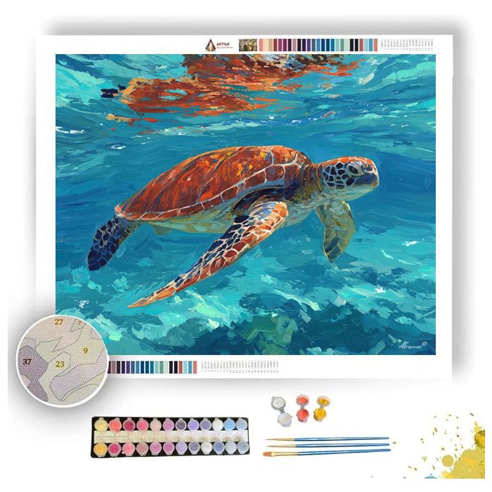 SHADOW SURFACE NOTE - Paint by Numbers Full Kit