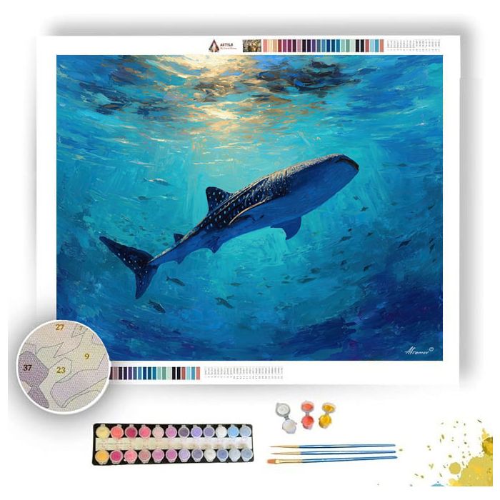 WATER UNDERSEA HUSH - Paint by Numbers Full Kit