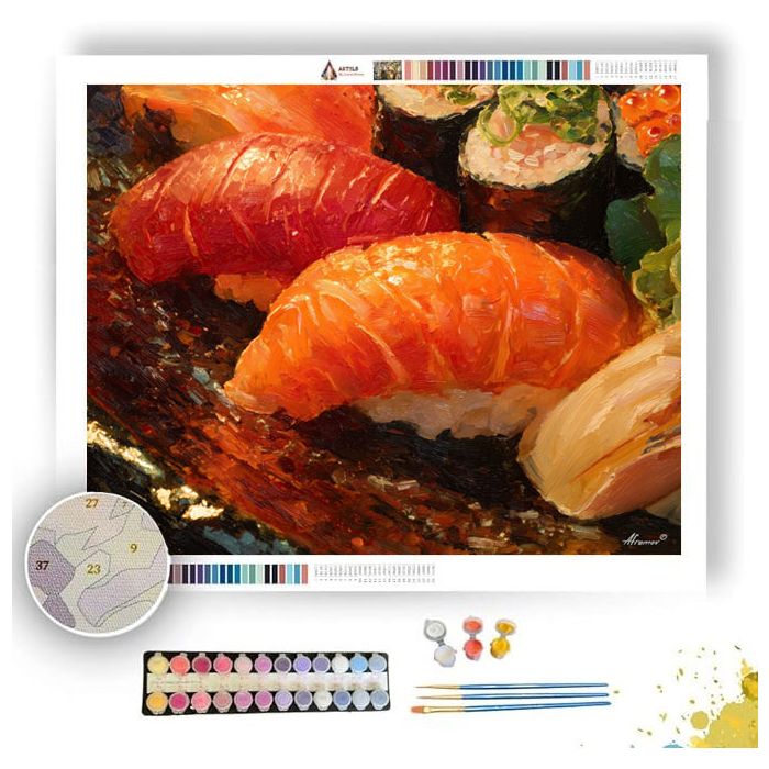 STUDY SPARK MARBLE - Paint by Numbers Full Kit