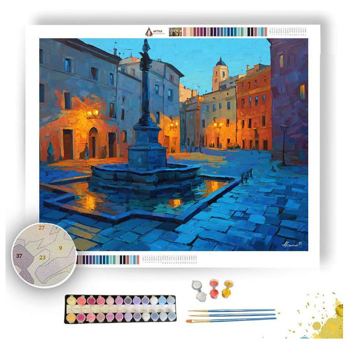PIAZZA RHYTHM BRASS - Paint by Numbers Full Kit
