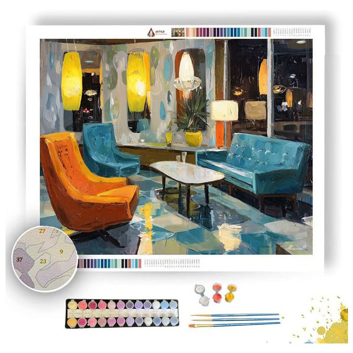 IRON LOUNGE - Paint by Numbers Full Kit