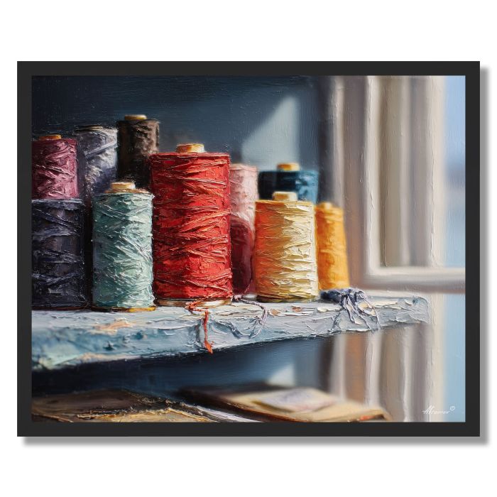 QUIET SHELF - FRAMED