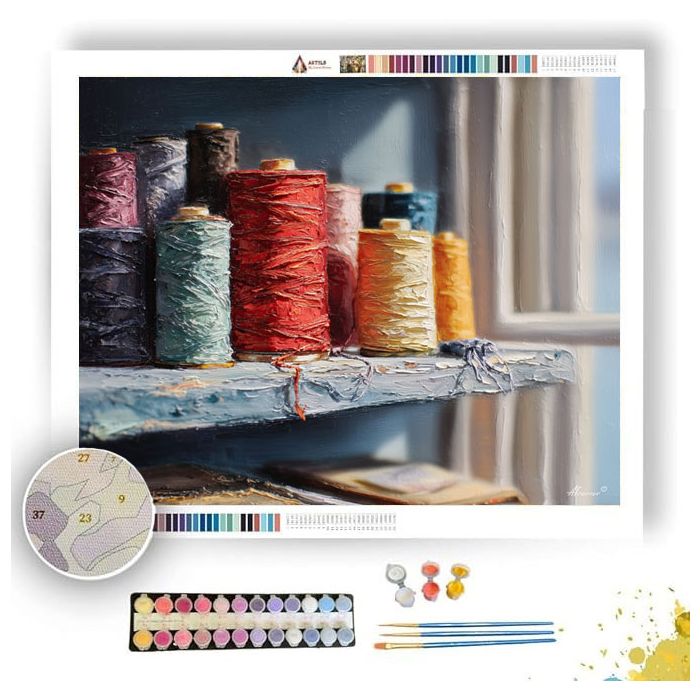 QUIET SHELF - Paint by Numbers Full Kit
