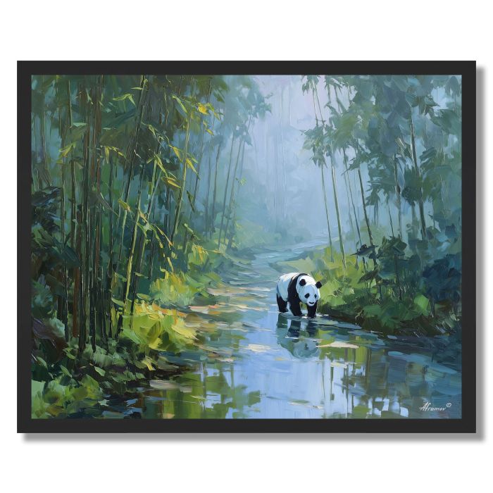 SILK BANK VIEW - FRAMED