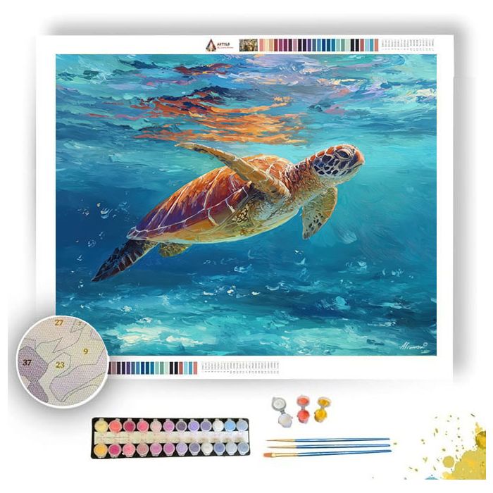 GLASS CLEAR NOTE - Paint by Numbers Full Kit