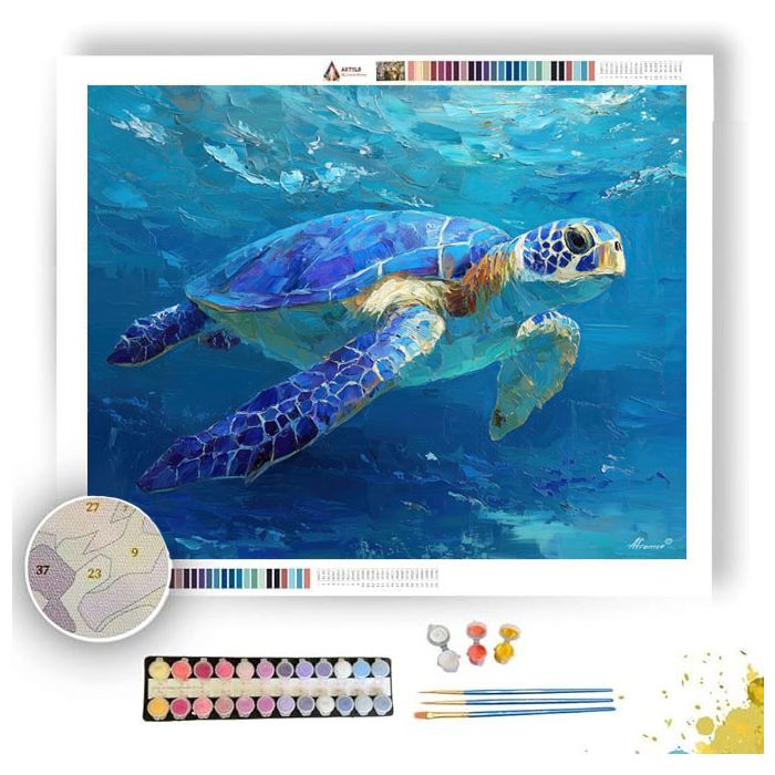 BLUE SPARK - Paint by Numbers Full Kit