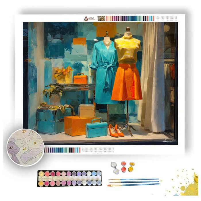 PAPER FASHION - Paint by Numbers Full Kit