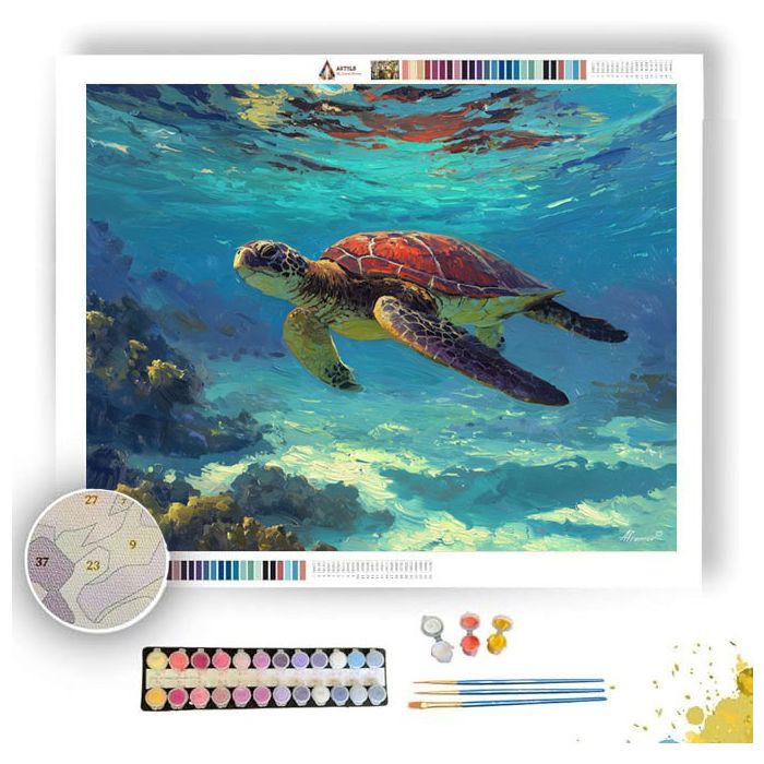 EMBER CLEAR GLOW - Paint by Numbers Full Kit