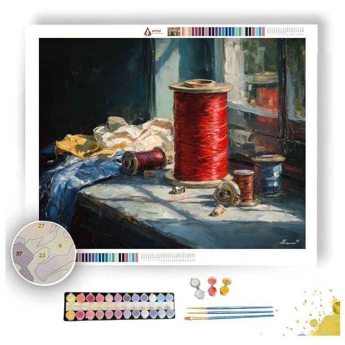 WINDOW-LIT WATERLINE - Paint by Numbers Full Kit