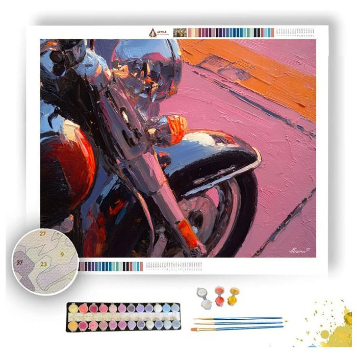 SAND SUNSET DETAIL - Paint by Numbers Full Kit