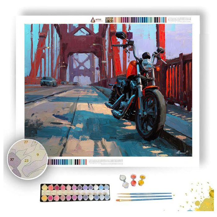 QUIET BRIDGE - Paint by Numbers Full Kit