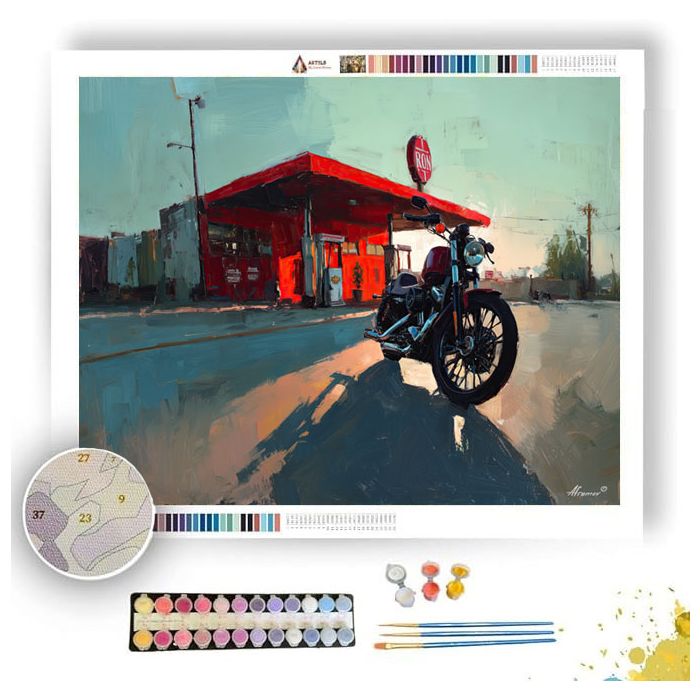 IRON STATION HOUR - Paint by Numbers Full Kit