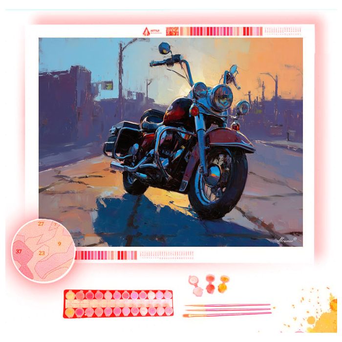 BRASS HIGHWAY - Paint by Numbers Full Kit