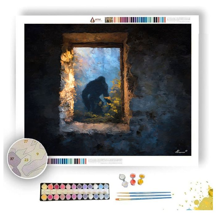 WINDOW VIGNETTE WINDOW - Paint by Numbers Full Kit