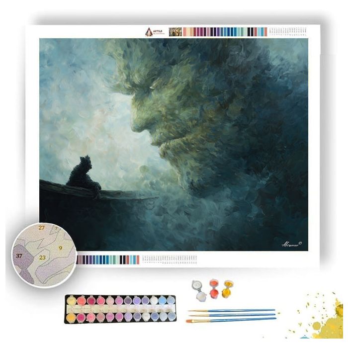 CLOUD CLOUD MOMENT - Paint by Numbers Full Kit