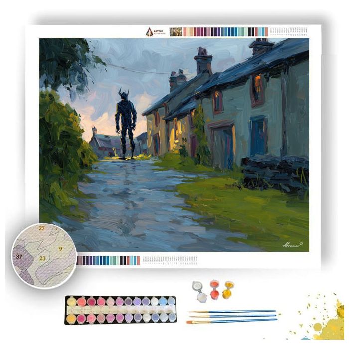 VILLAGE HOUR - Paint by Numbers Full Kit