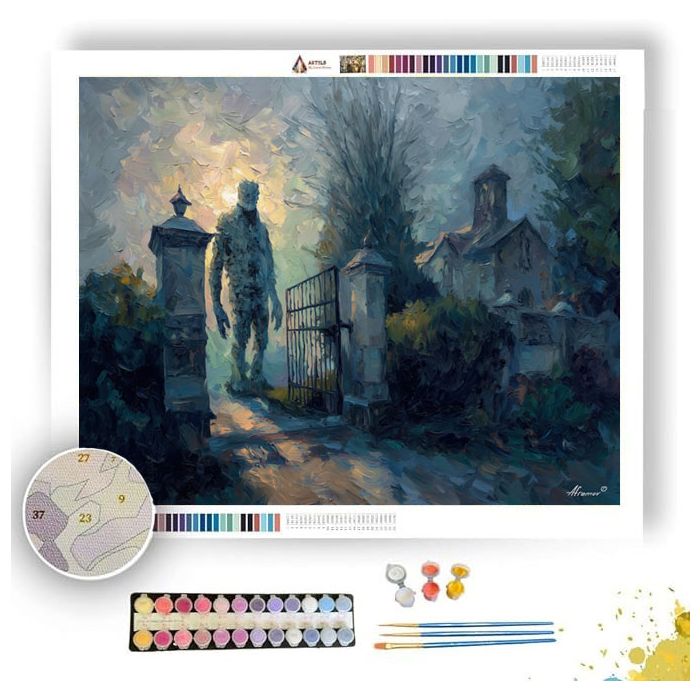 SAND GRAVEYARD MOMENT - Paint by Numbers Full Kit
