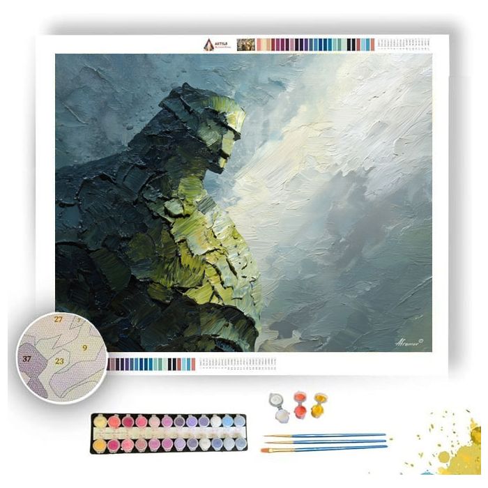 SUNLIT MARBLE RHYTHM - Paint by Numbers Full Kit
