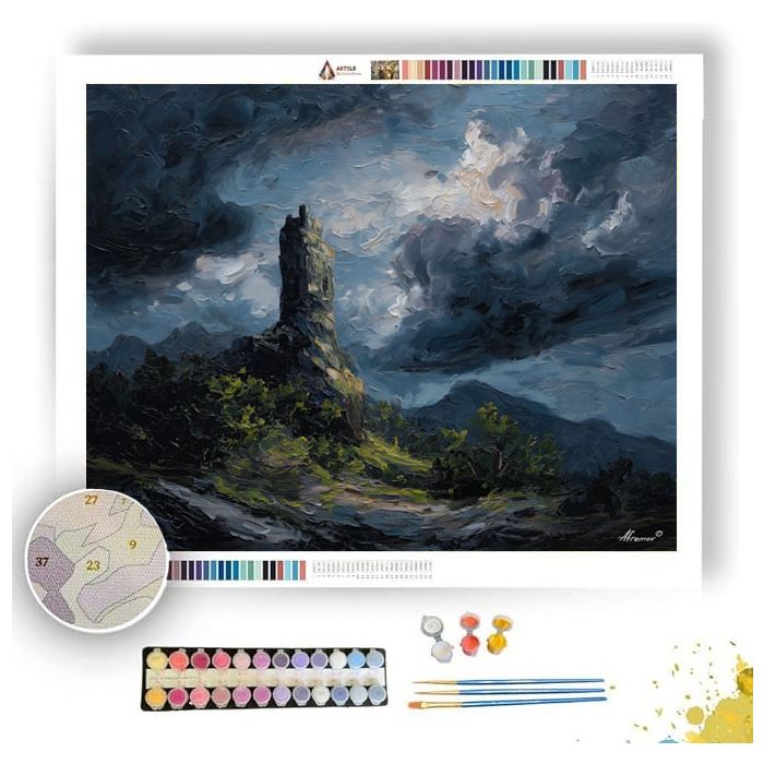 GLASS TOWER - Paint by Numbers Full Kit
