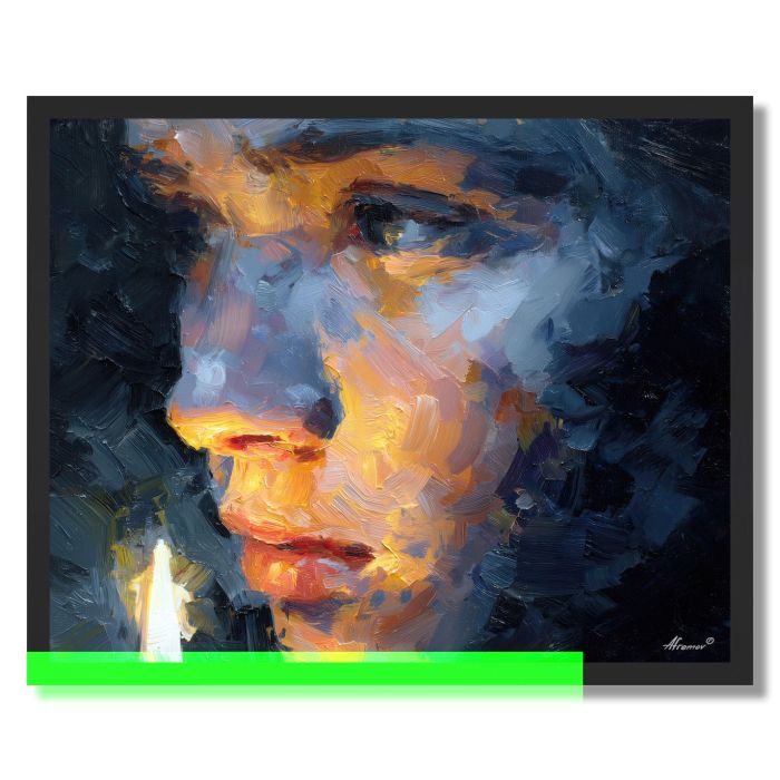 CANDLE GLOW - FRAMED
