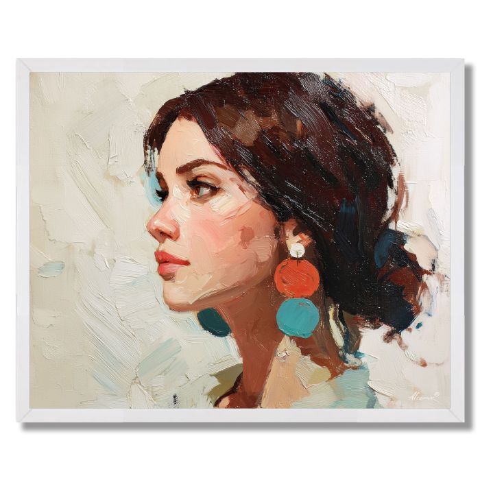 EARRINGS HUSH - FRAMED