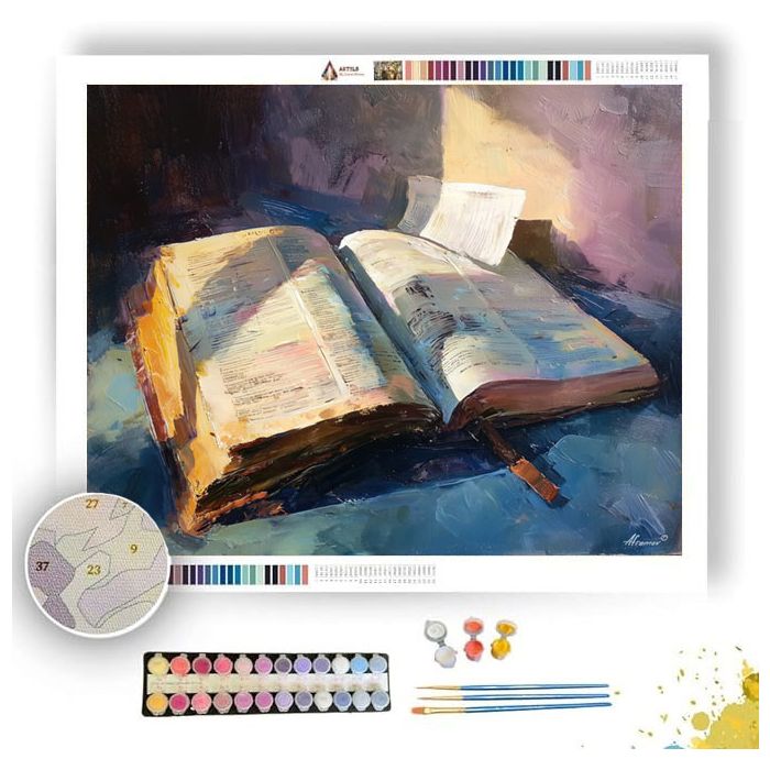 SHADOW MOMENT QUIET - Paint by Numbers Full Kit
