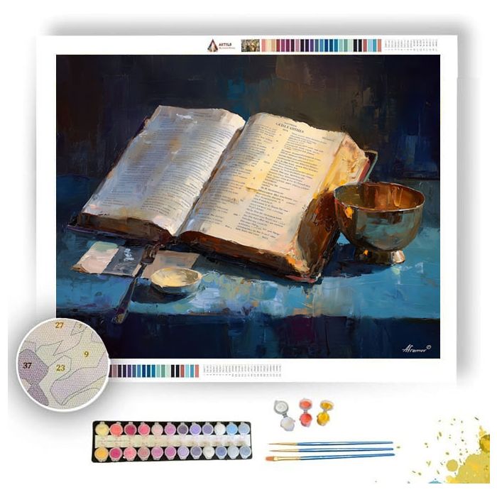 BRASS QUIET HUSH - Paint by Numbers Full Kit