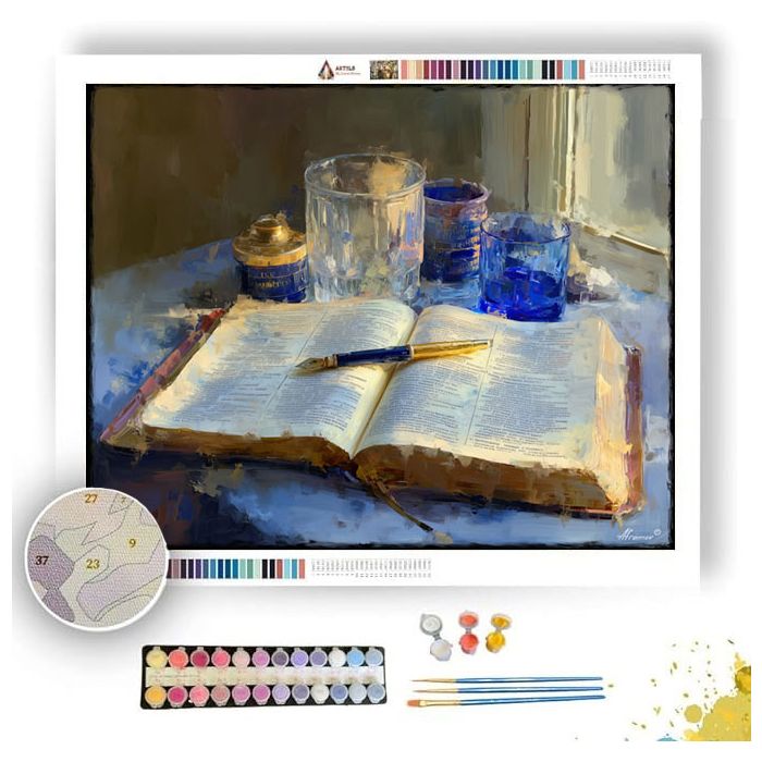 WINDOW VIGNETTE GLASS - Paint by Numbers Full Kit