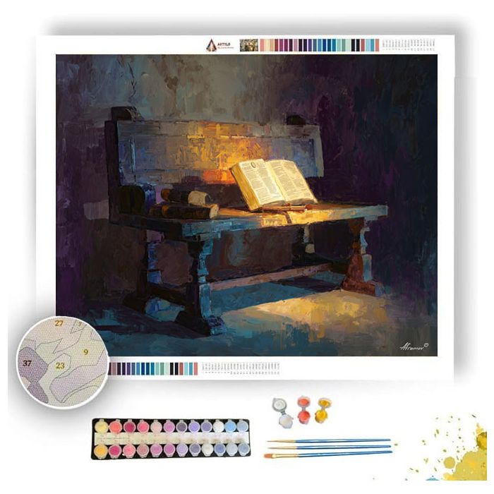 SHADOW BENCH - Paint by Numbers Full Kit