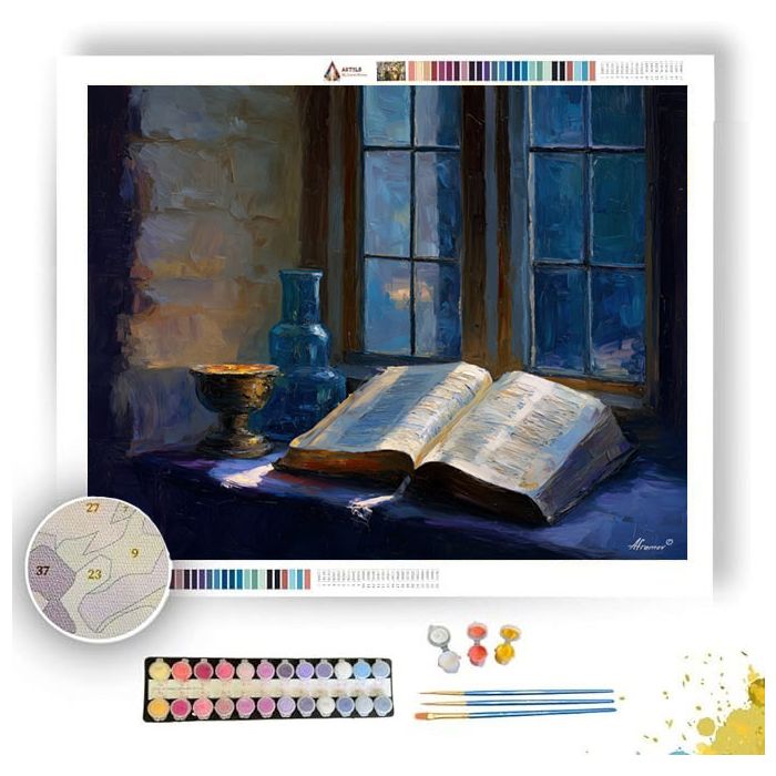 PAPER WINDOW - Paint by Numbers Full Kit
