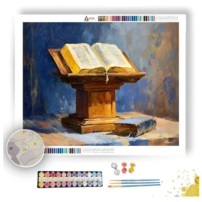 LECTERN SCENE - Paint by Numbers Full Kit