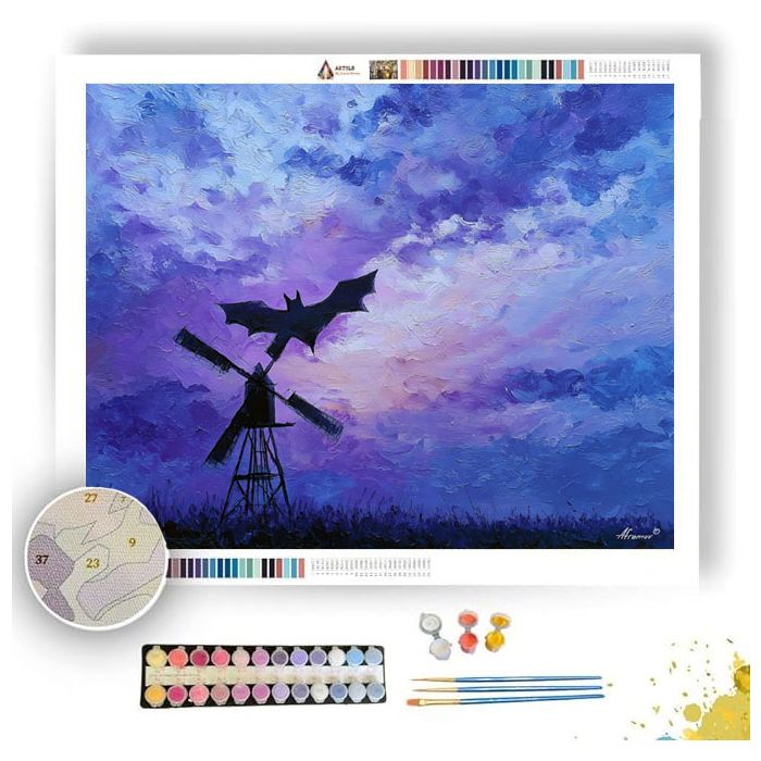 SKY NIGHT - Paint by Numbers Full Kit