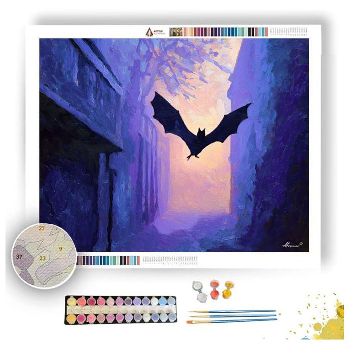 SILK ALLEY - Paint by Numbers Full Kit